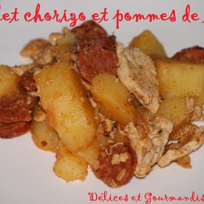 Poulet chorizo et pommes de terre