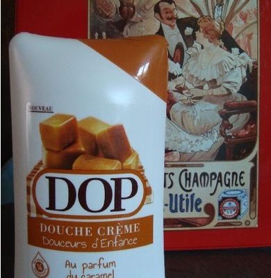 Je teste le DOP douche crème douceurs d'enfance - caramel à l'ancienne