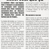 Article publié dans les INFOS du vendredi 23 mars 2007