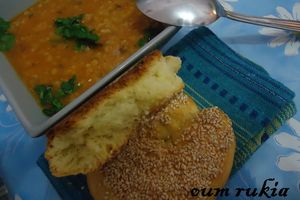 Soupe aux lentilles corail, kirmizi mercimek çorbasi