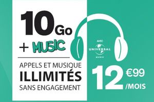 Bon plan forfait 10Go + musique illimitée pour 12,99 euros - la Poste Mobile 