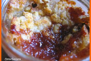 CRUMBLE HIVERNAL POIRE-BANANE-CHOCOLAT