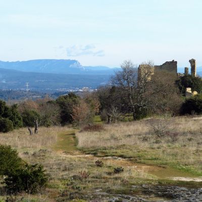 Le Plateau du Grand Puech en hiver 1 / Balade à Vernègues