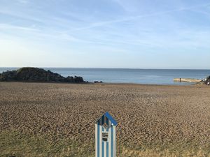 Beau réveil vue sur la plage