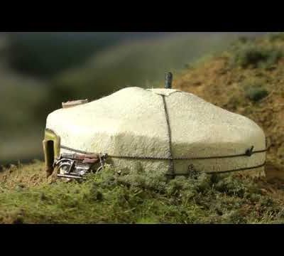 les journées du Chemin de fer Modèles de Rijswijk : le  module de «  Bolormaa Mashbalgir » (la Mongolie).