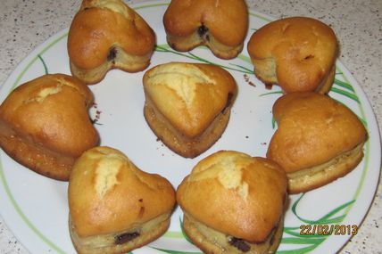 muffins au coeur de nutella