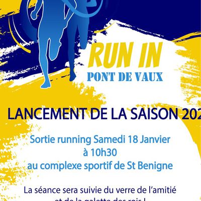 Le club Run in Pont-de-Vaux lance sa saison samedi prochain. 