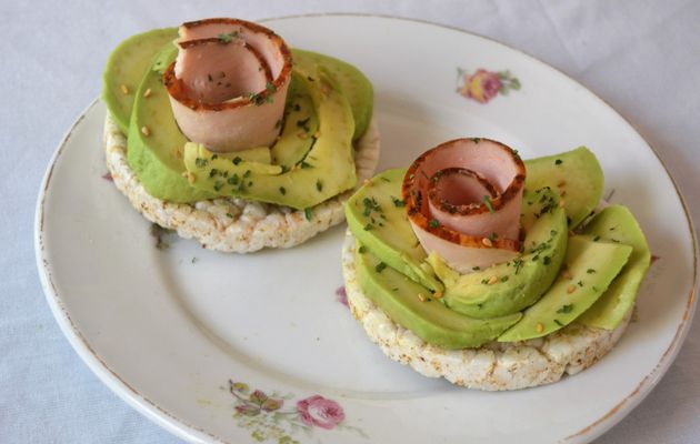 | GALETTE AVOCAT DINDE | comme une rose: