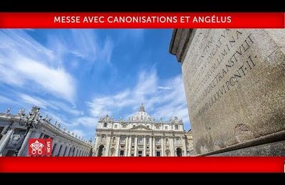 Messe et canonisations au  Vatican