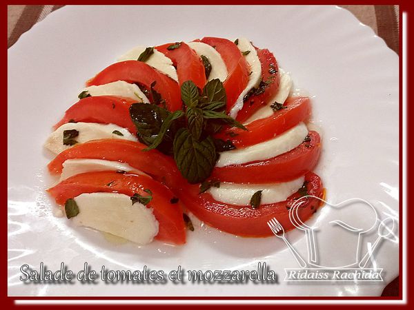 Salade de tomate et mozzarella ===&gt; challenge