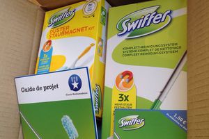 Je teste la gamme Swiffer plumeau et le balai