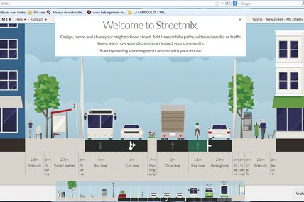 Streetmix.net permet de redessiner l'aménagement de votre rue