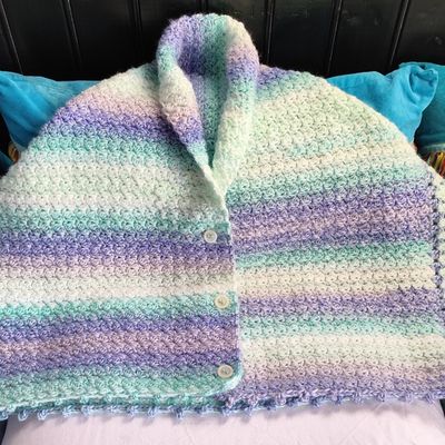 Un "ponchâle" au crochet...