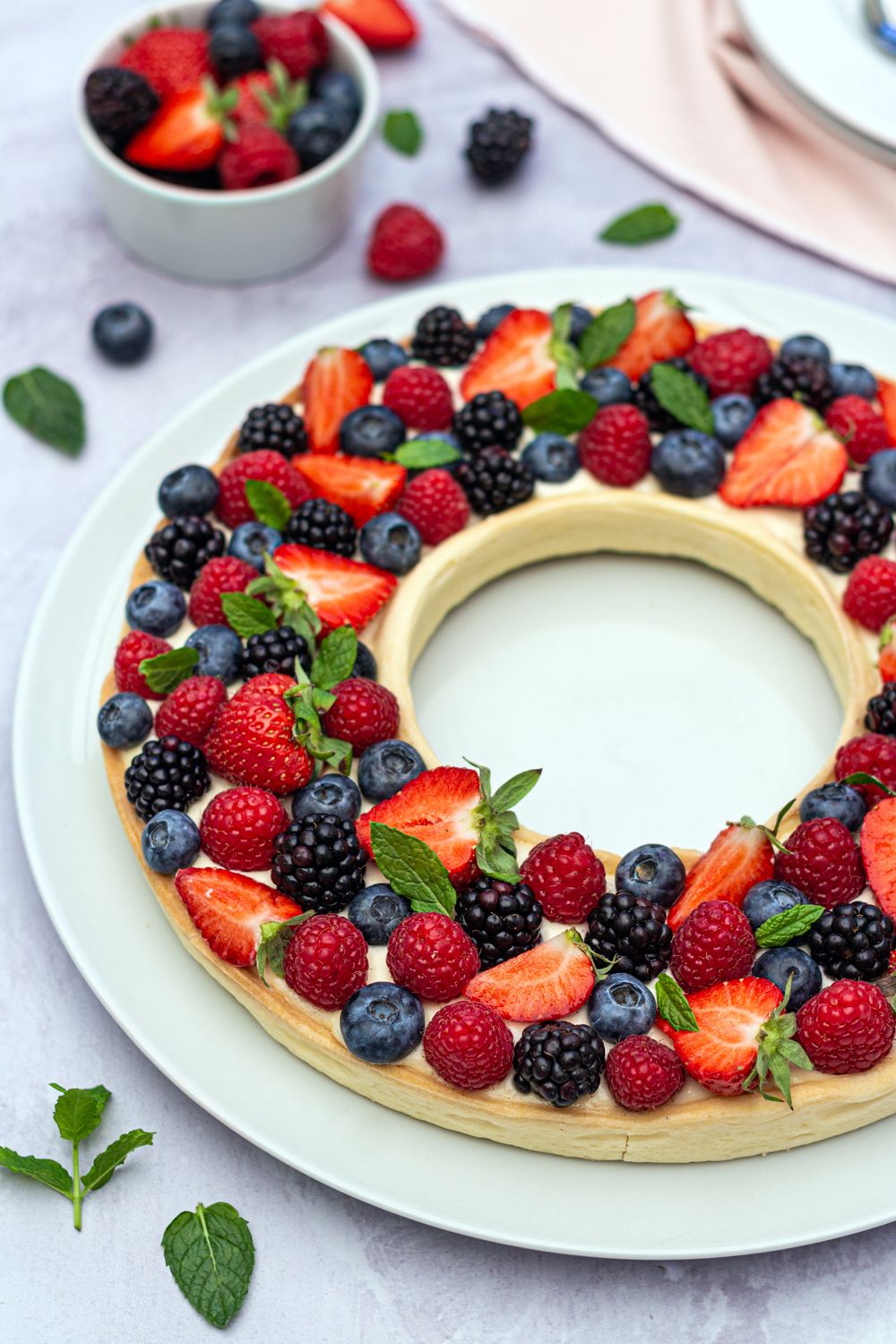 Tarte Aux Fruits Rouges Amandine Cooking