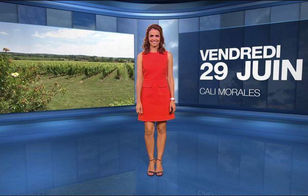 Cali Morales Météo M6 le 29.06.2018