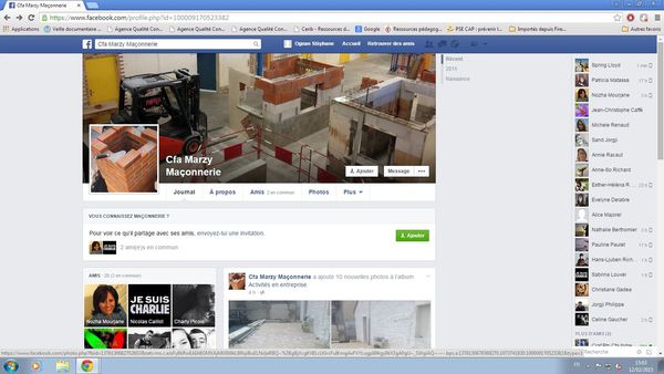 page facebook atelier maçonnerie