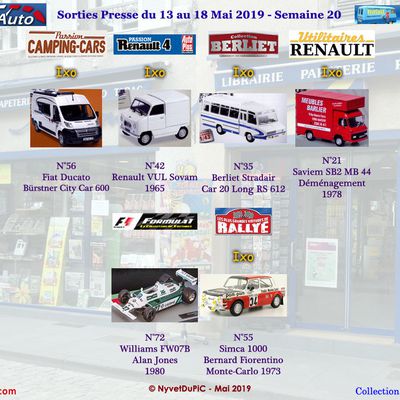 Sorties semaine 2019-20