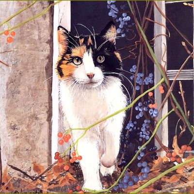 Les chats par les peintres -  Lyn Estall