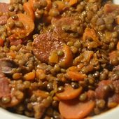 Lentilles chorizo weight watchers cookeo |