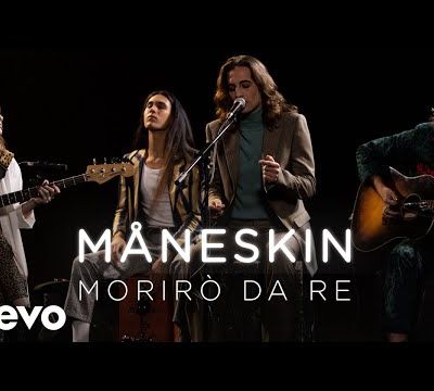 Maneskin c'est nouveau et c'est pour vous découvrez le live de "Morirò da re" !