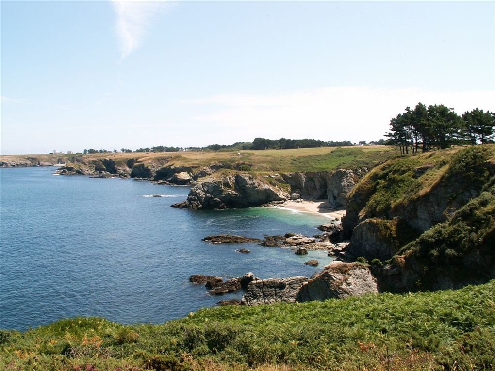 Mon tour de l'île en VTT fin juillet 2009.