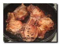 Côtes de porc à la moutarde