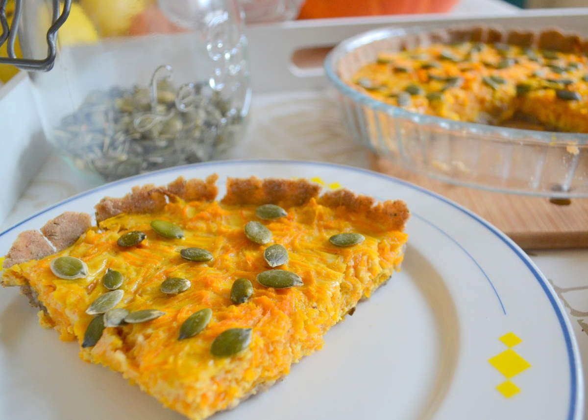 Tarte aux carottes (sans gluten)