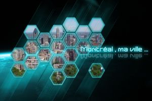 Montréal . Photomontage .