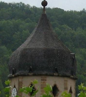 Un clocher ariègeois byzantin au Mas d'Azil - Photom@rie