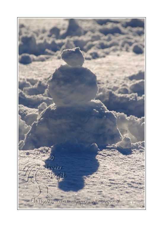 Une série de photo de neige...sous le soleil.