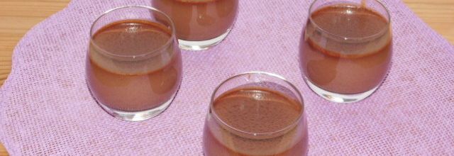 Panna cotta chocolat-cannelle.