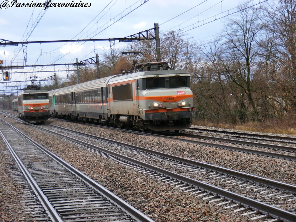 Locomotives électriques à courant continu.