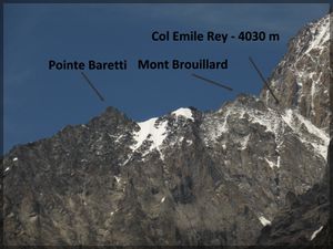 Bivouac du col Emile Rey, vue d'ensemble