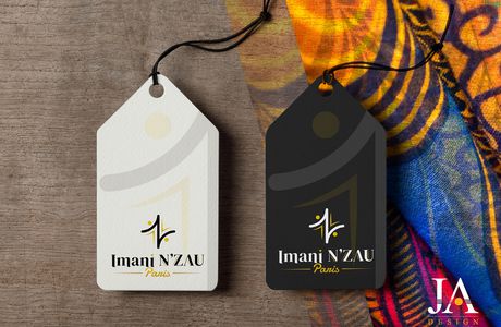 Création du logo Imani N'ZAU - Mode et Tissus Afros