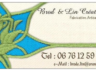 BROD' & LIN Création - CHATEL Lysiane - 0676125966