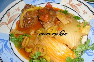 Râgout de fenouil sauce rouge de merry