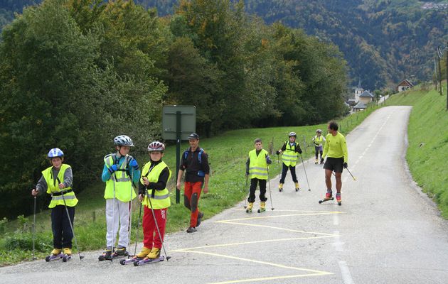 Ski roue de Corbel aux Bruyères le 17/10/12