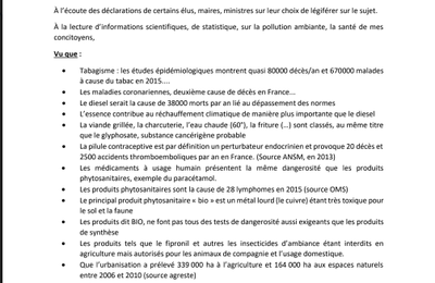 L'arrêté du maire de Fouronnes (Yonne), autorisant les produits phytosanitaires sur le territoire de sa commune