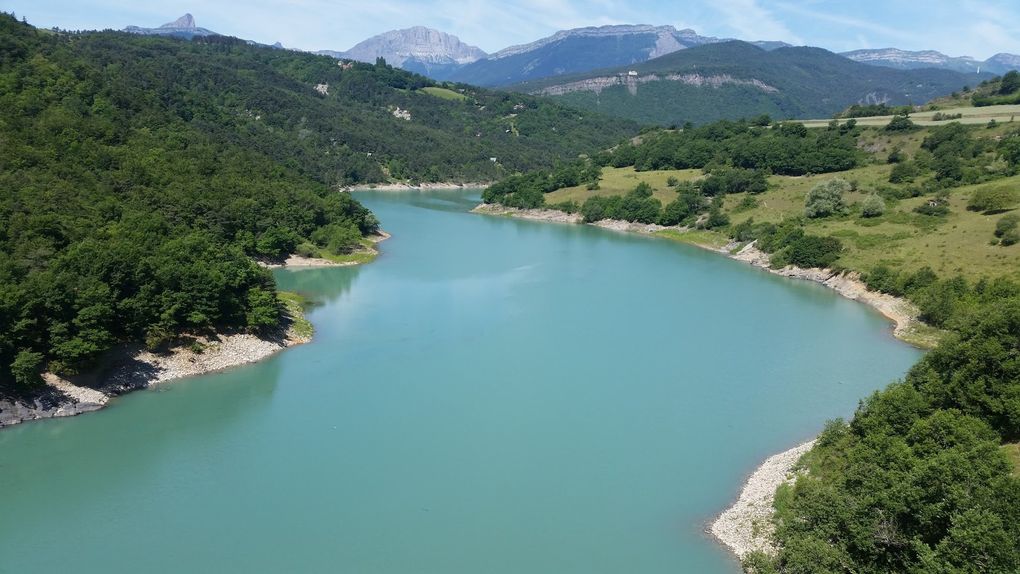 V 10 : Reconnaissance du trail des passerelles de Monteynard. Trop bien ! Trop beau ! On va se régaler sur le 37Km.