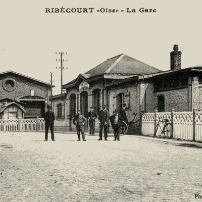 CP gare de Ribecourt (Oise)