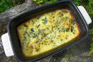 FLAN DE COURGETTES INDIVIDUEL ( thermomix)