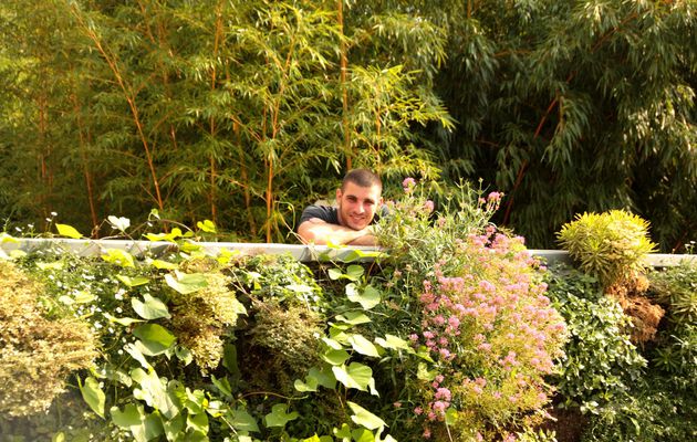 Les jardins insolites de Toulouse: le jardin Marcel-Thourel à Marengo, 17 septembre 2012.