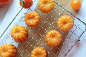 Mini cannelés au pesto de tomates #végétarien