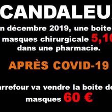 Coronavirus - Le scandale du prix des masques     