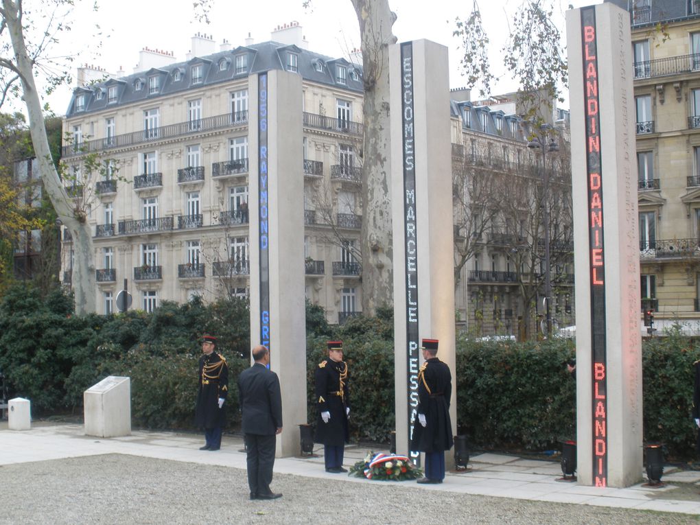 Cérémonies de commémoration du 5 décembre 2012 présidées à Paris par le ministre des anciens combattants Kader ARIF