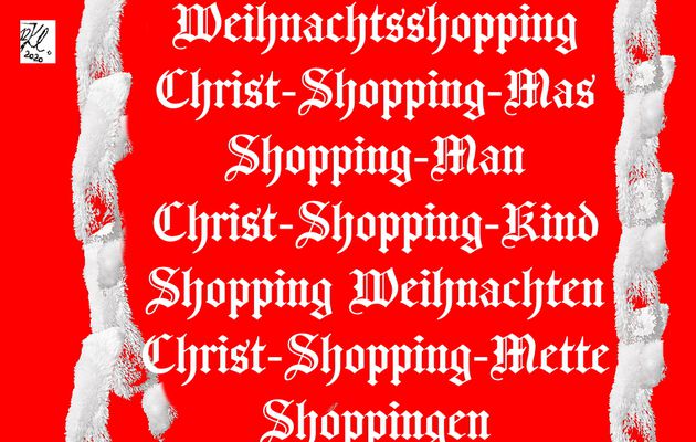 klau|s|ens erfasst die neue weihnachtsidee der religion des shopping mit wenigen worten – www.klausens.com