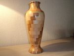 vase en bois segmenté