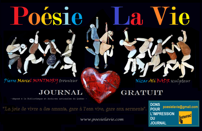 COLLECTE DE DONS POUR L'IMPRESSION DU JOURNAL DE POÉSIE LA VIE