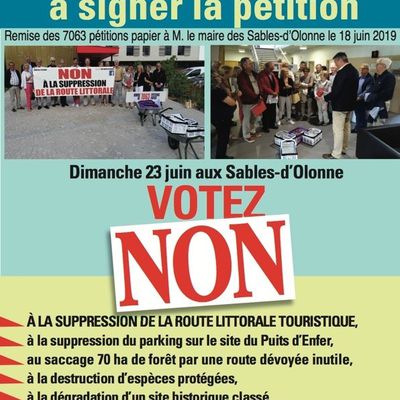 DIMANCHE 23 JUIN 2019, SABLAIS, VENEZ DÉCIDER DU SORT DE VOTRE LITTORAL : VOTEZ !