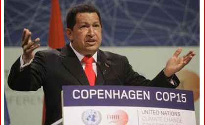 Hugo Chavez à Coppenhague _ Le climat